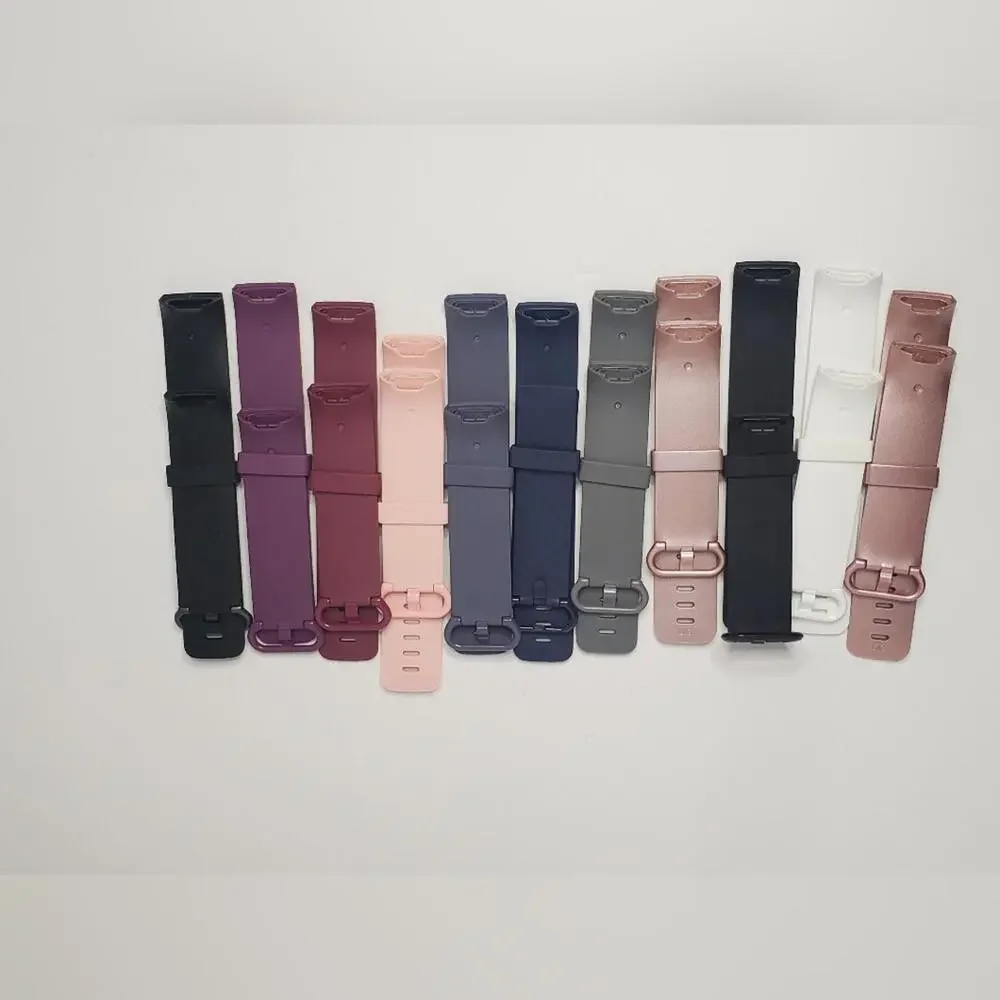 #30 Lot Of 11 Pack Silicone Replacement Wristband Fitbit Charge4/Charge3